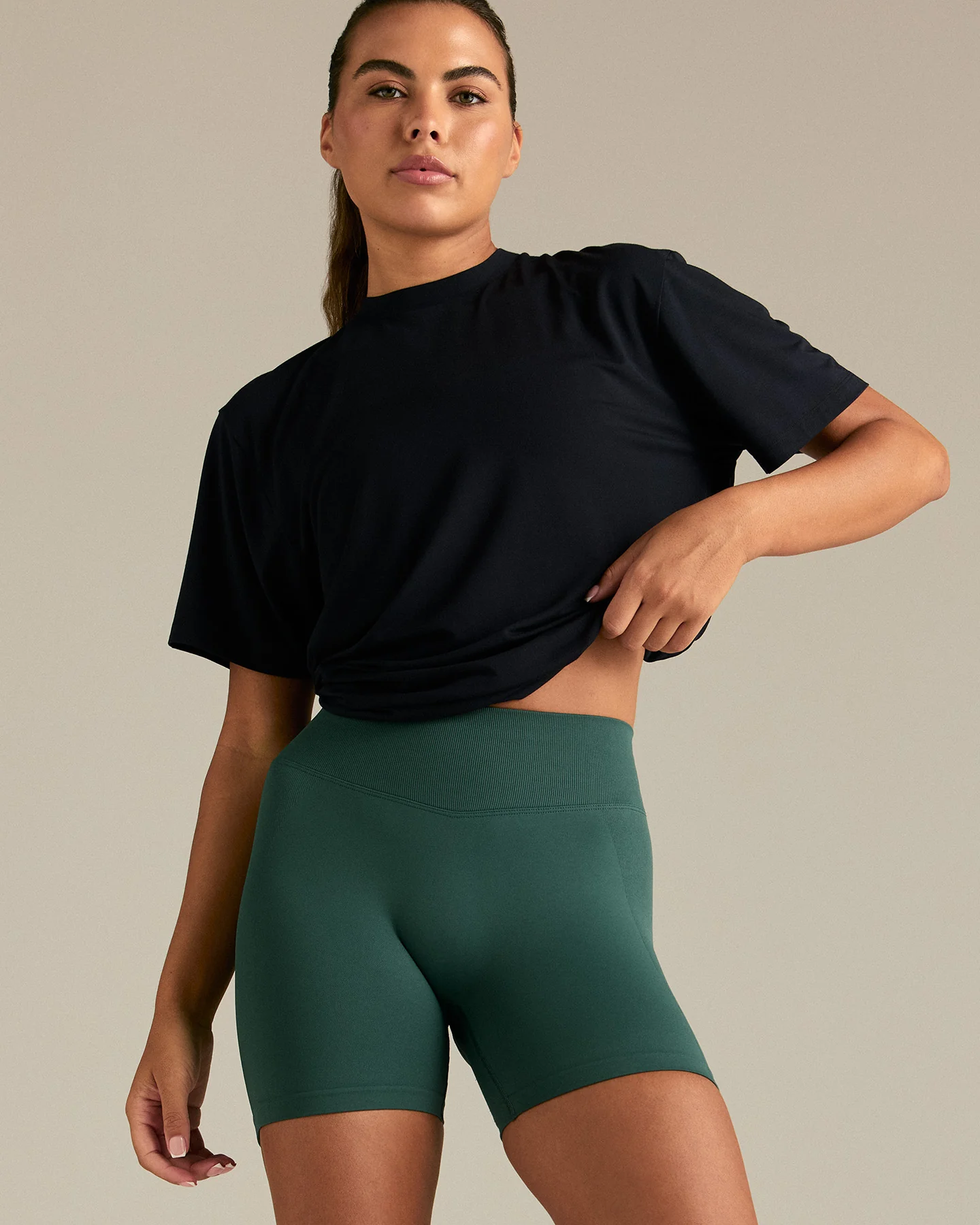 Comfort Oversized Hook Up T-Shirt | Midnight Black - Image 7
