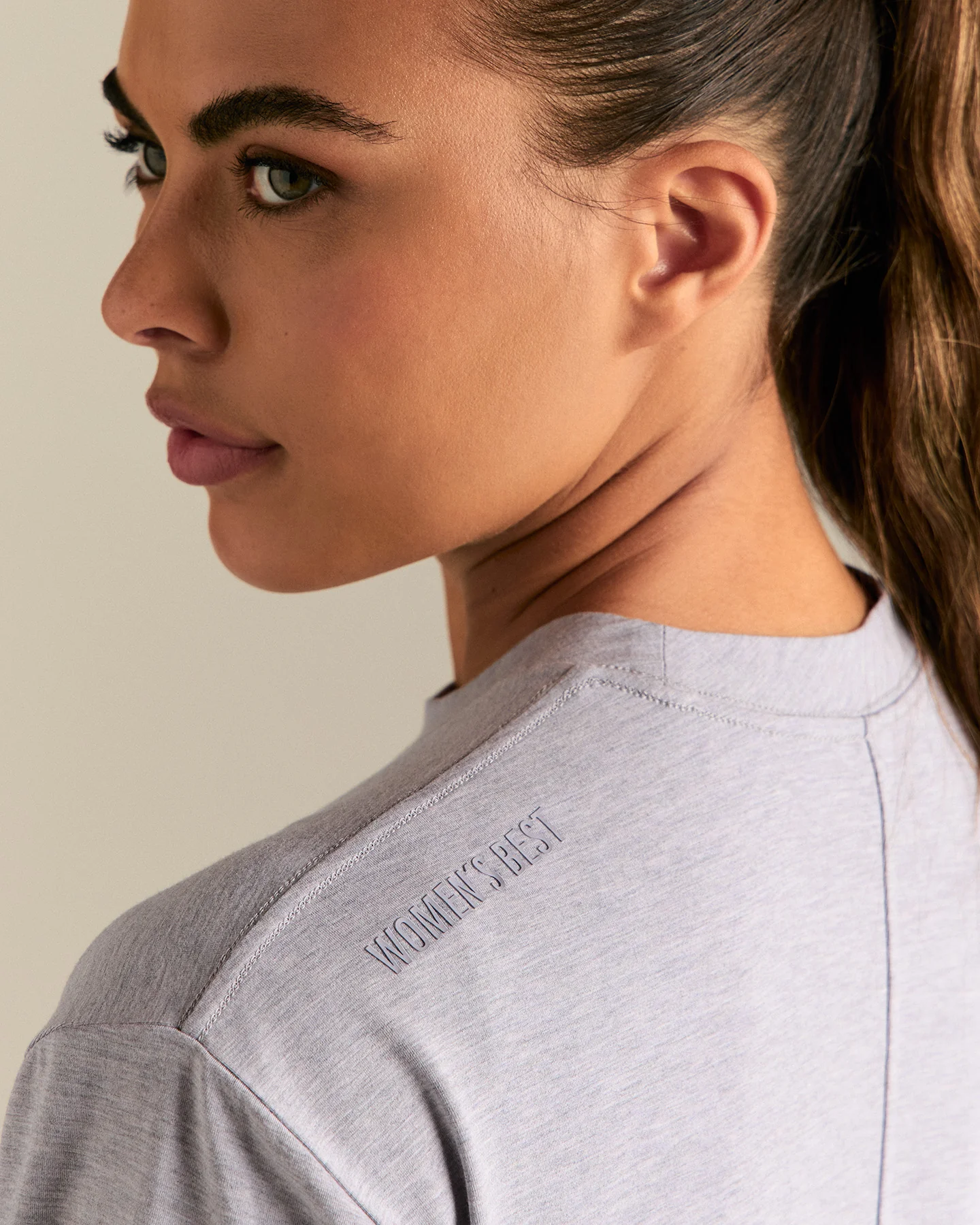 Comfort Oversized Hook Up T-Shirt | Silver Grey Marl - Image 6