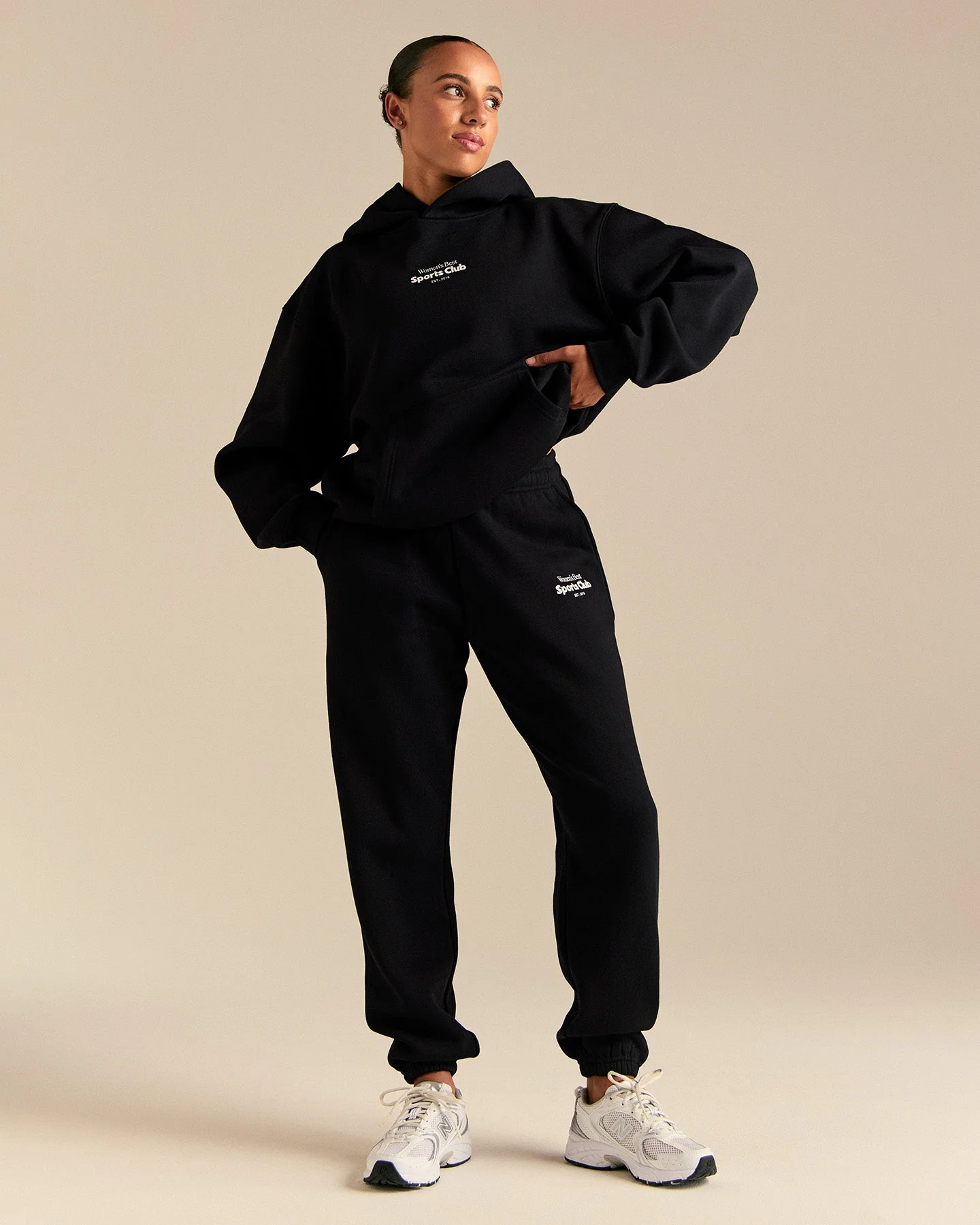 Comfort Sports Club Joggers | Black - Image 2
