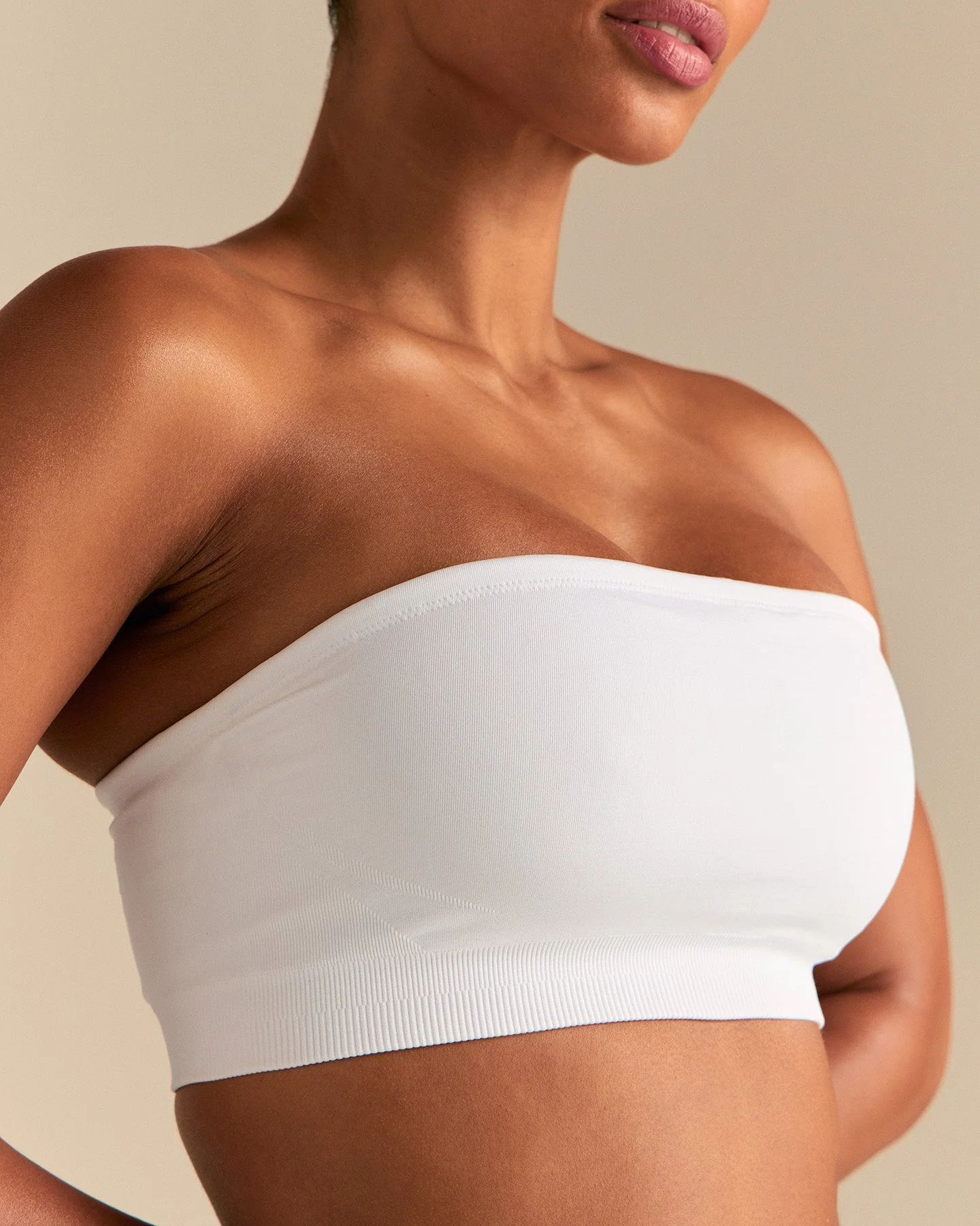 Define 2.0 Bandeau Bra | White - Image 3