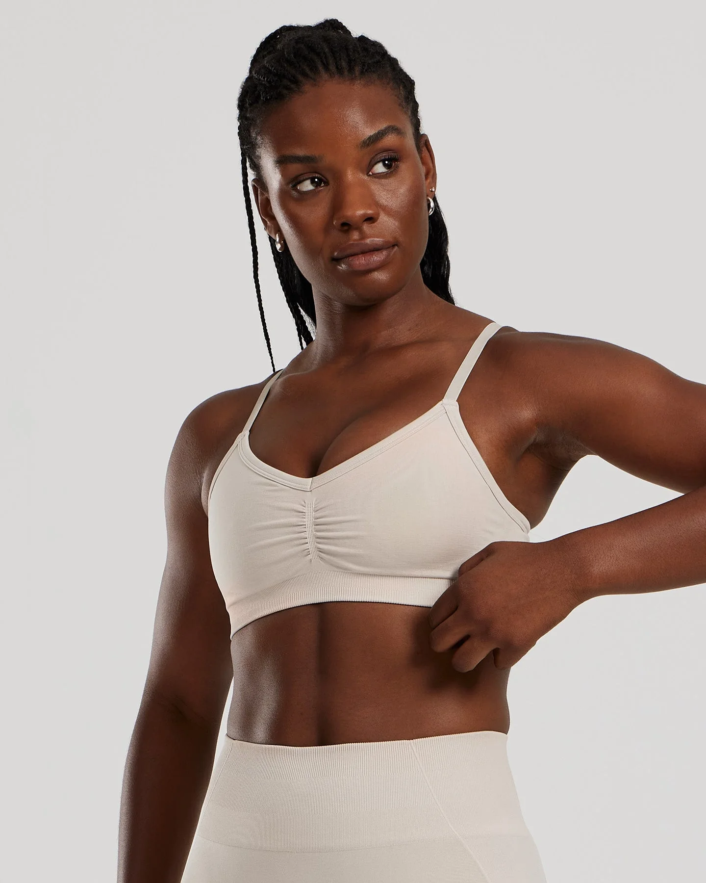 Define 2.0 Scrunch Bralette | Stone