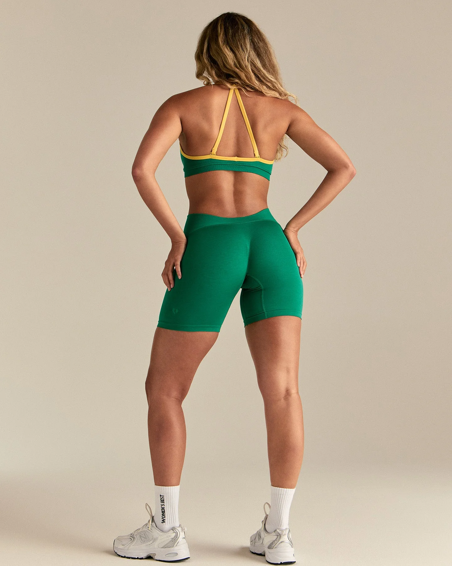 Define 2.0 Scrunch V-Neck Bra | Amazonia Green - Image 3