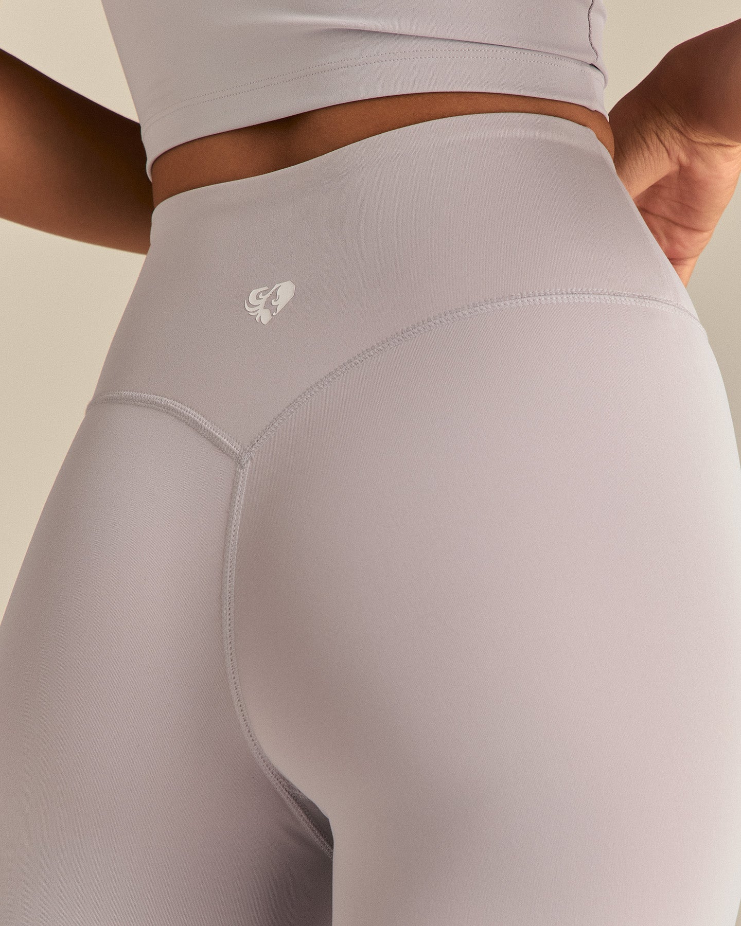 Essential High Waist Leggings | Steel Grey - Image 6