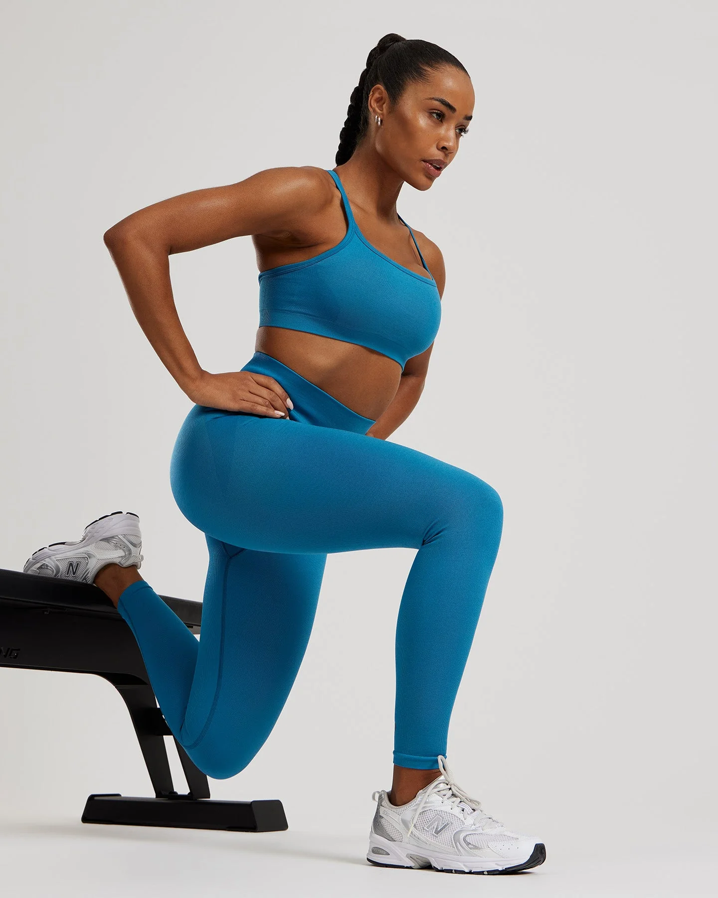 Motion Seamless Leggings | Peacock Blue - Image 4