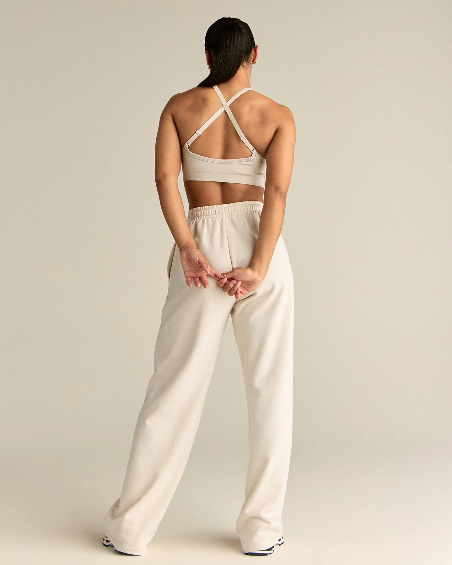 Motion Seamless Racer Front Bra | Off White - Image 6