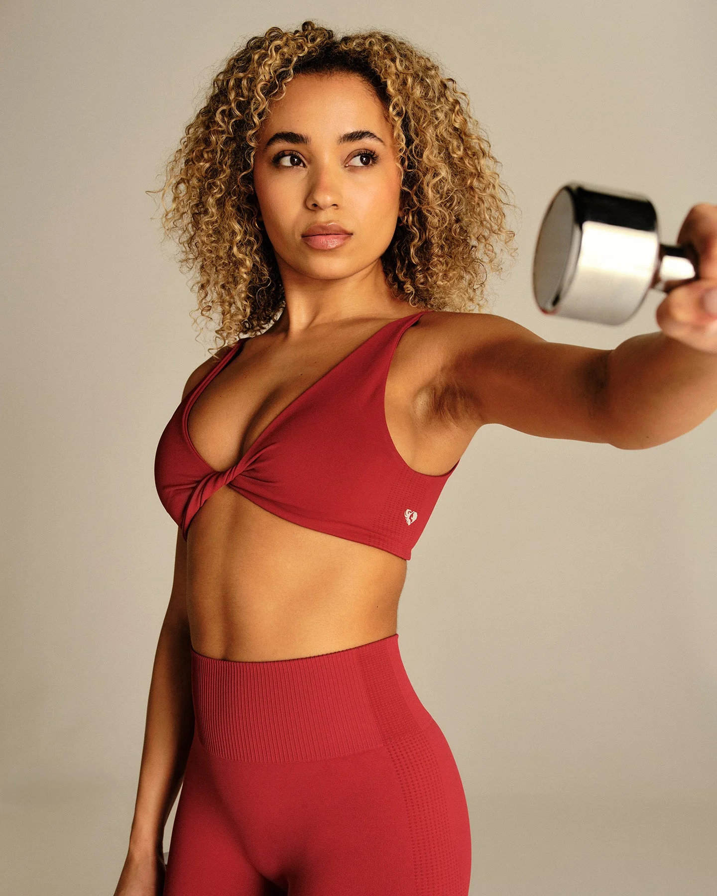 Power Reversible Twist Bra | True Red - Image 6