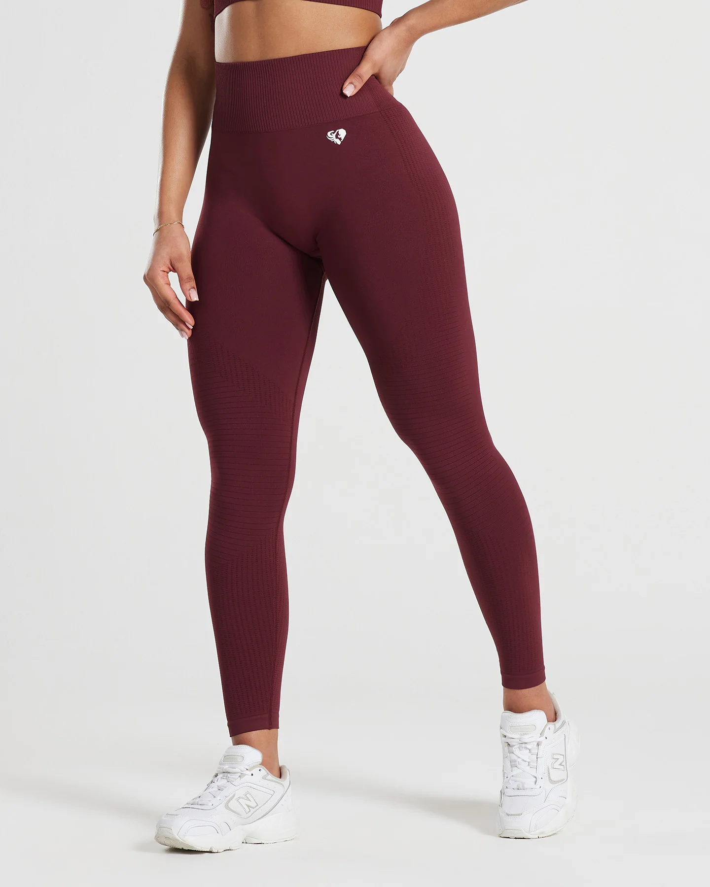 Power High Waist Leggings | Dark Cherry
